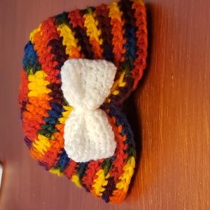 🌺🌻🍁❄ 5/$24 🌈 Handmade Newborn Rainbow Hat